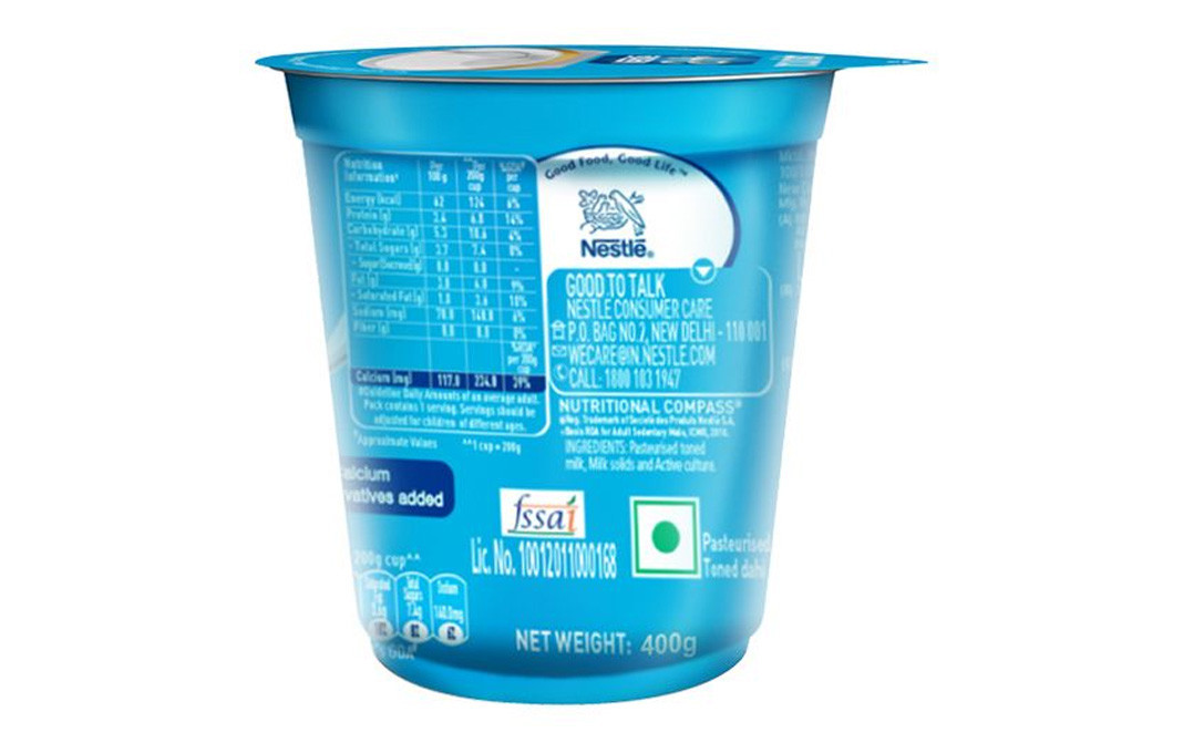 Nestle a+ Nourish Dahi    Cup  400 grams